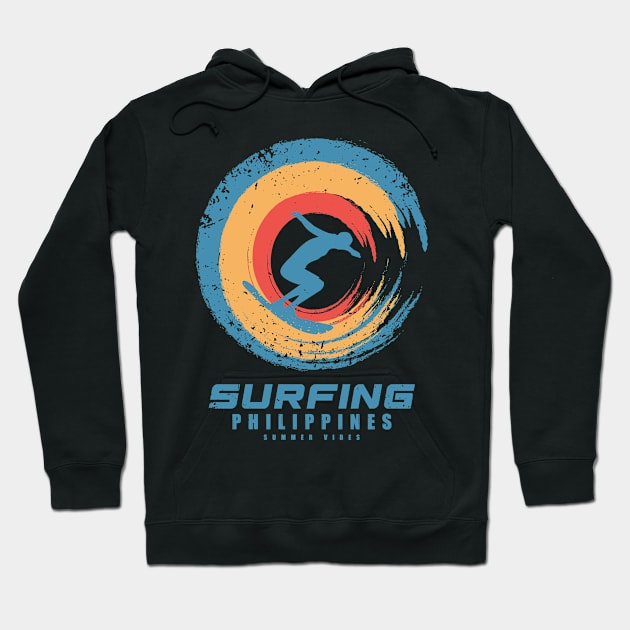 Philippines surfing Hoodie by SerenityByAlex